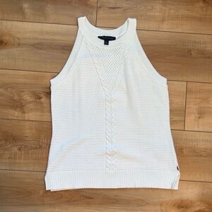 Tommy Hilfiger White Sleeveless Top